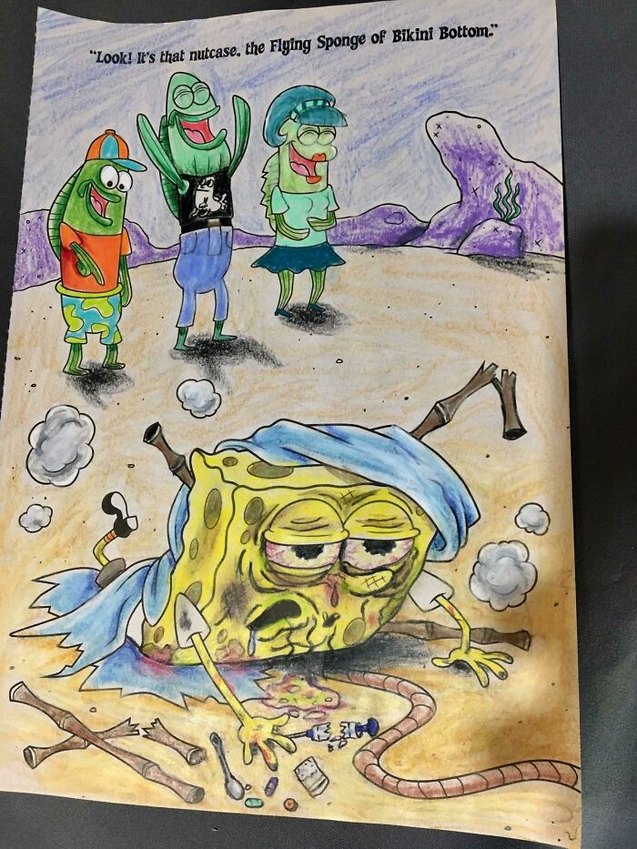 The Flying Sponge Of Bikini Bottom