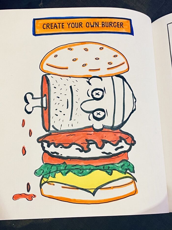 The “Heads Will Roll” Burger, Comes With Severed Head