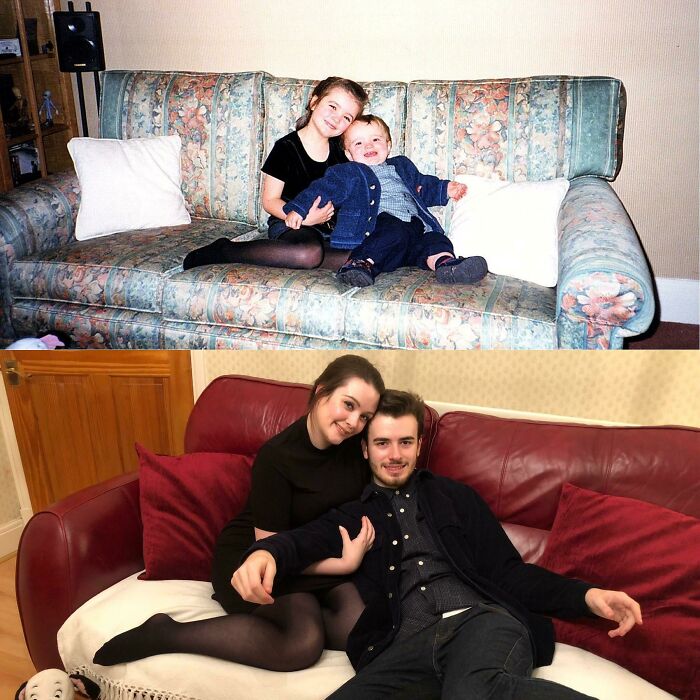 Another Recreation That We Did For Our Nana’s Photo Album! This One Was Particularly Important To Do Because She Carries The Original In A Little Compact Mirror/Photo In Her Handbag.