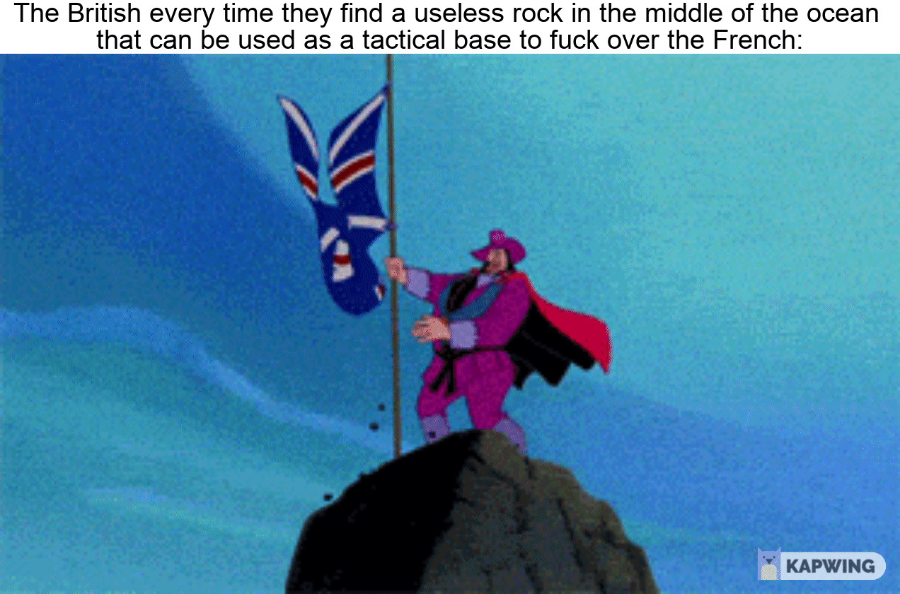 'useless? It's 500 Miles From The French Coastline. It's Perfect!'