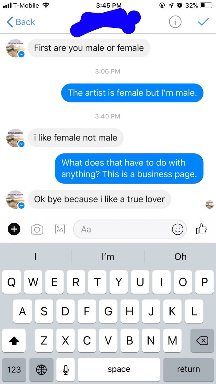 Guy Messages Me This Through My Facebook Ad...