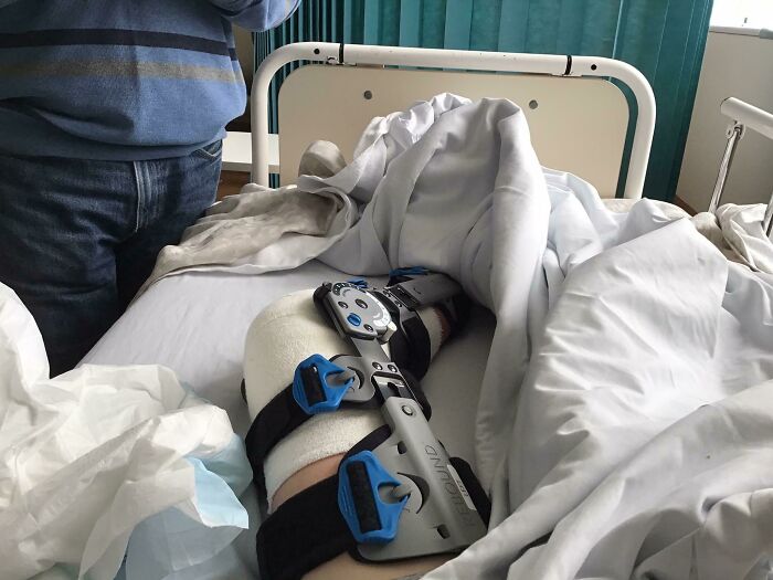 Found Out That I Had A Broken Bone In My Knee And Had To Have Surgery The Day Before My Birthday. Then Spend Most Of My Birthday In Hospital
