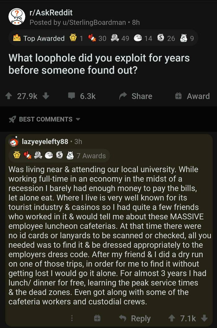 Mad Lad Eats For Free