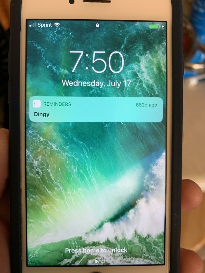 Took A Peak At My Grandmother's iPhone Today. She Said She’s Been Getting This Reminder Everyday