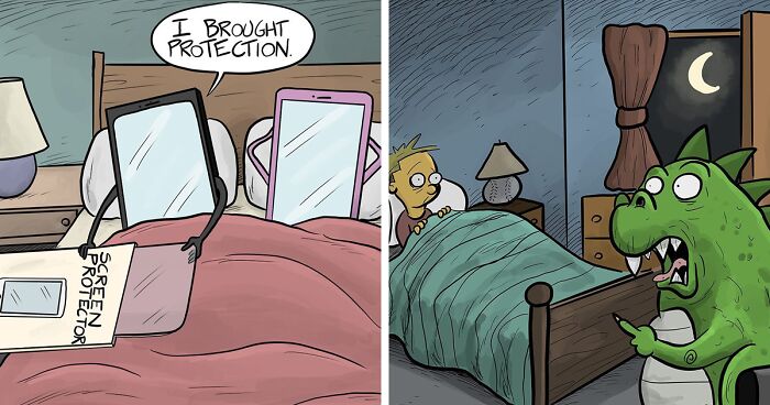 This Artist Can Tell A Joke In A Single Panel, Here Are His 40 Best Works (New Pics)