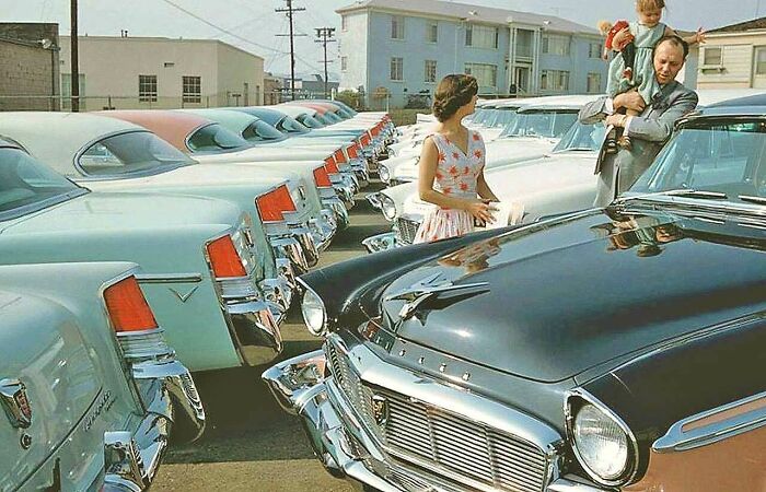 New Car Shopping, 1950s