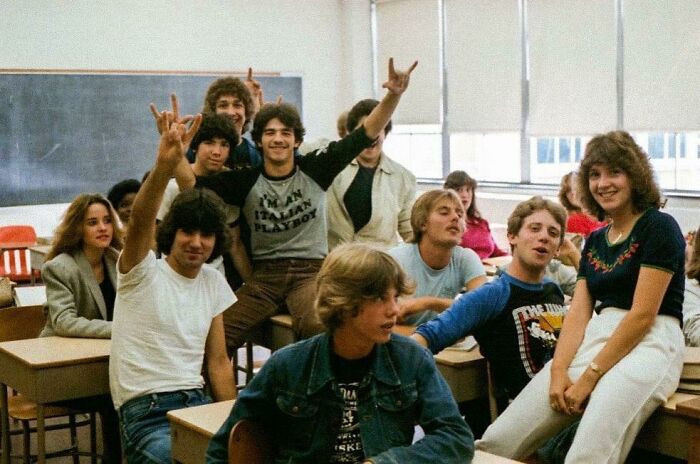 High School Students, 1981. (School Unknown)