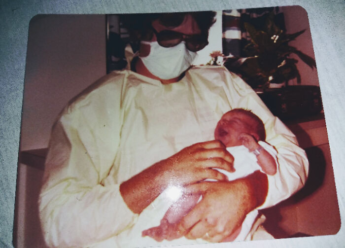 An Old Foster Mom Sent Me A Picture Taken Shortly After I Was Born In 1979. My Mother Refused To Hold Me So The Doctor Who Delivered Me Stepped In