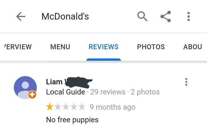 Review For The McDonald's I Work At. No One Knows What It Means.