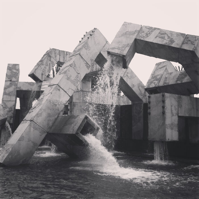 Brutalist Fountain