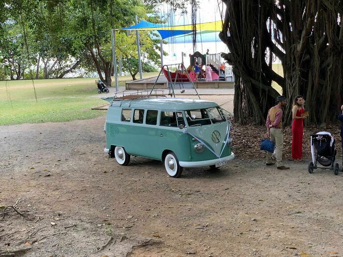 My Friend Took A Photo Of This Van Today And It Somehow Looks Like A Toy