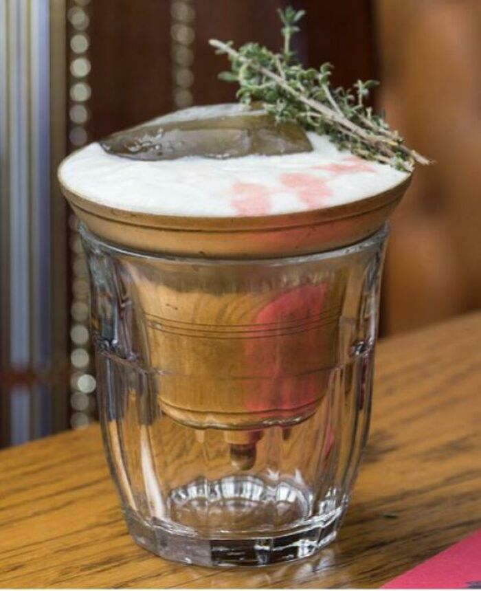 Drink In A Bell. Hmss, Bristol UK