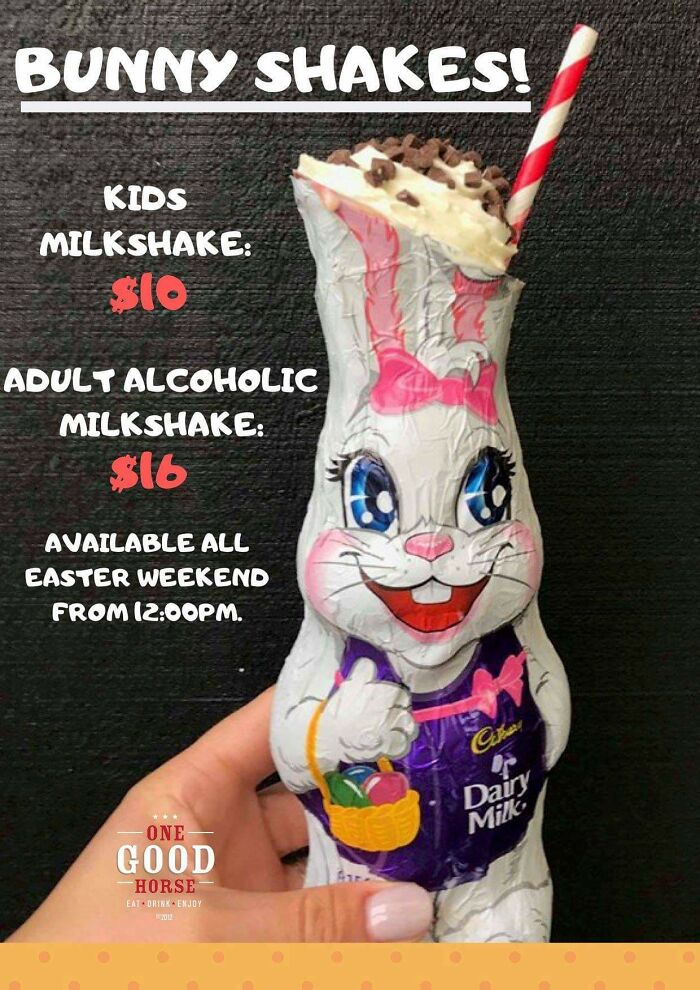 Thin Chocolate Rabbit Filled With Milk + A Child's Sweaty Hand.. Wcgw?