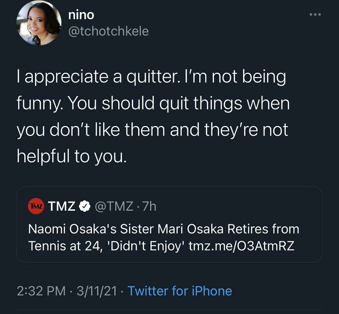 I Love Quitting, Sometimes I Start Things Just So I'll Have More Things Quit Xd