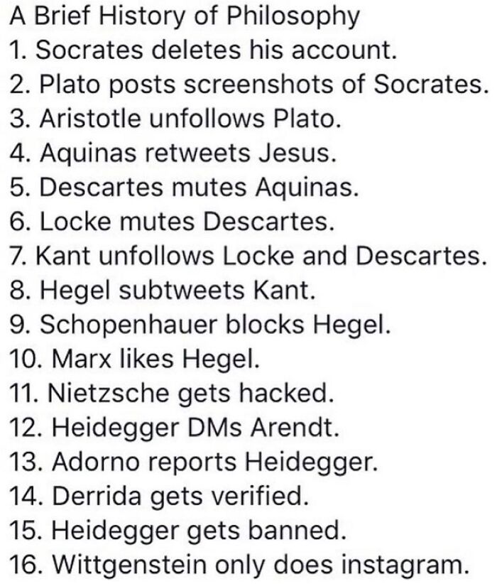 The Philosophy Of Social Media