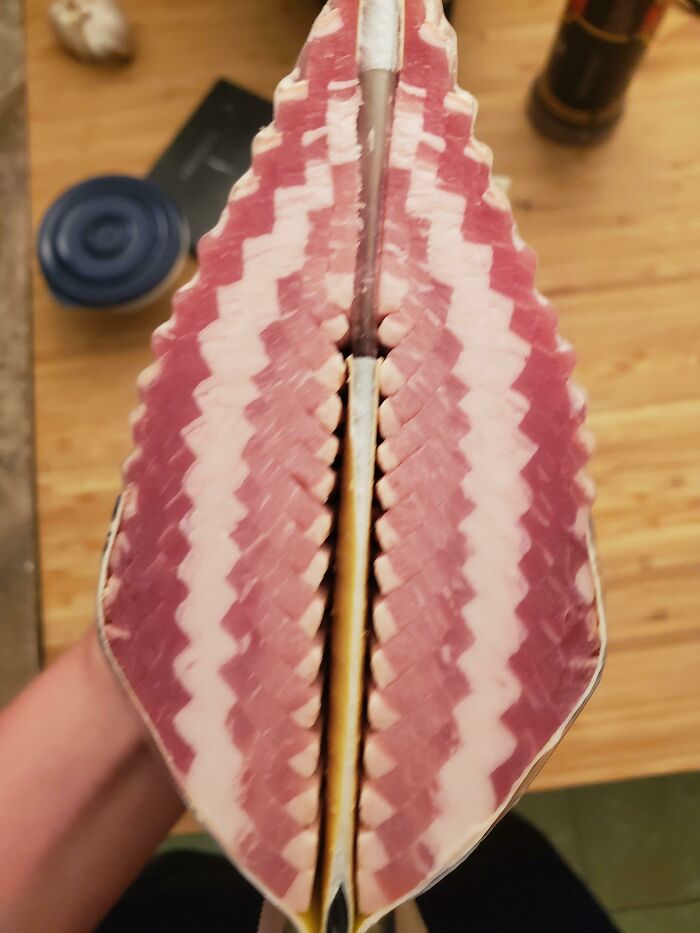 I Cut A Pack Of Bacon In Half