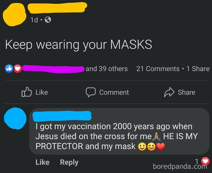 Gotta Love The Bible Belt Where Only 44 Percent Of Residents Have Received The Actual Vaccine