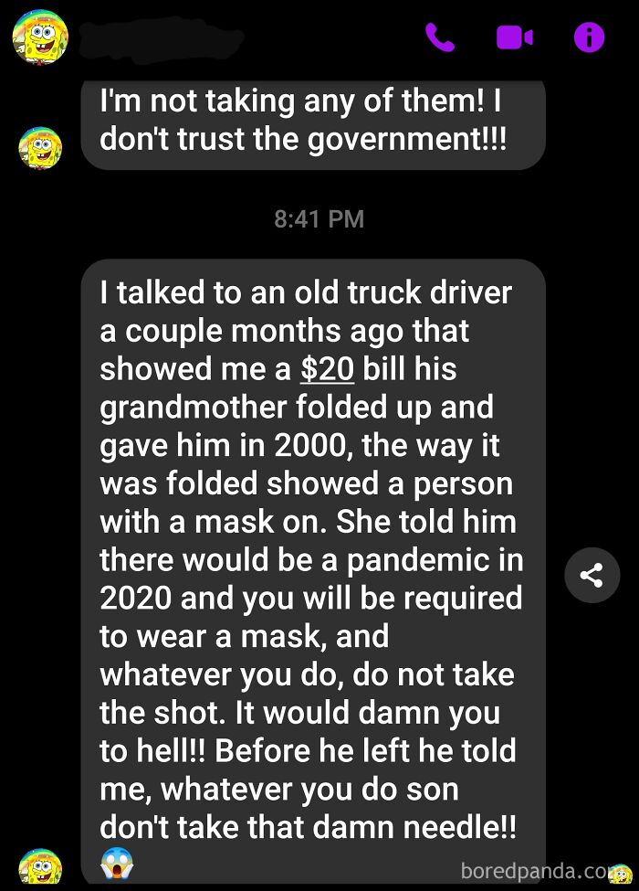 Response To Me Receiving The Covid Vaccine