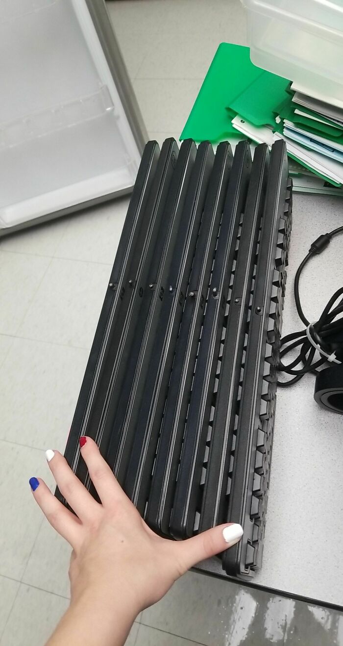 I Guess She Wanted Wireless Keyboards...
