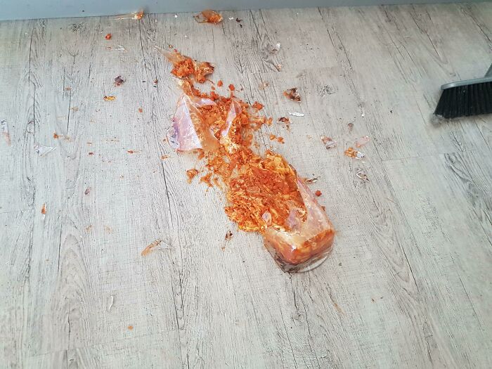 A Hot, Fresh Lasagna In My Favorite Dish