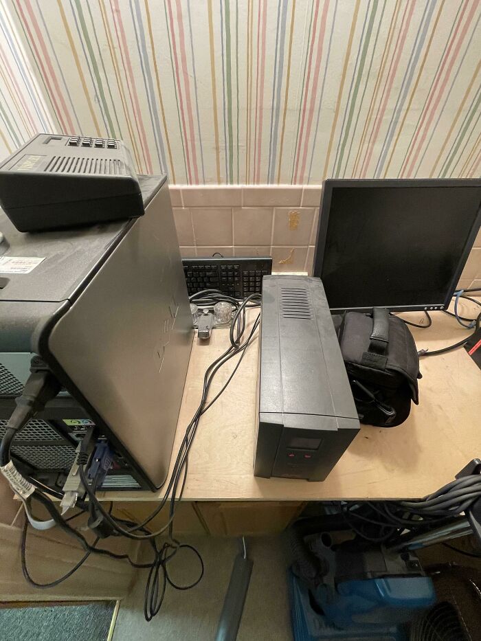 New Client Turned One Of Their Bathrooms Into A Server Closet Lol