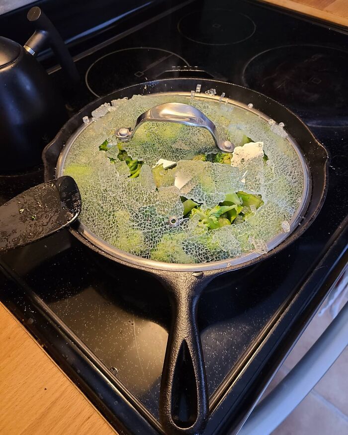 Tried Cooking Dinner For The First Time After Weeks Of Takeout