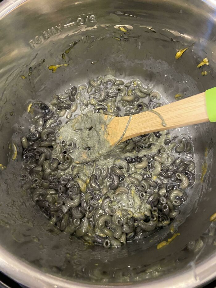 Tried To Make Spooky Mac And Cheese