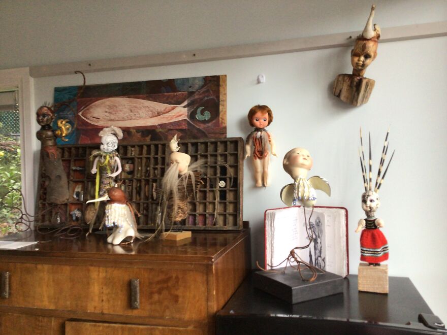 My Mum Is A Mosaic Artist And Loves To Create Amazing Artworks That She Upcycles From Skips And Creeks (No Animals Were Harmed In The Making Of These Artworks) My Mum Is A Mosaic Artist And Loves To Create Amazing Artworks That She Upcycles From Skips And Creeks (No Animals Were Harmed In The Making Of These Artworks)