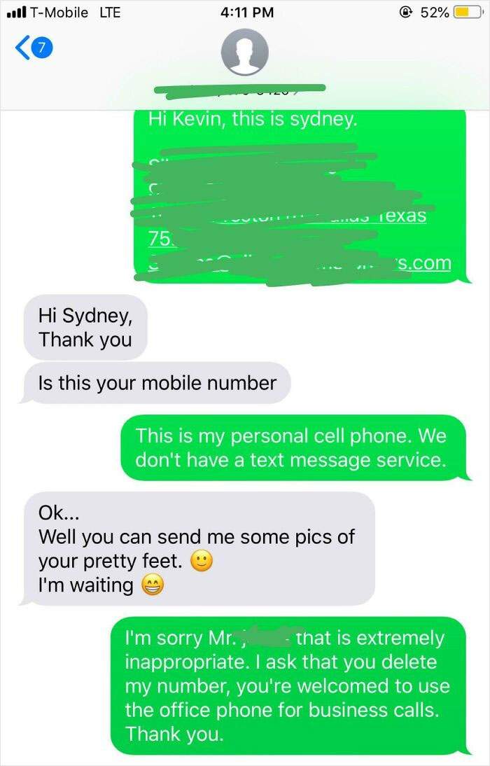 CEO Of A Neighboring Company, They Decided To Join Us And Close. Giving Us Their Clientele For A Percentage Out Of Profit. Texted Him Our Emails, He In Return Lost The Contract And Business. Making Him Send Us His Clients With No Profit