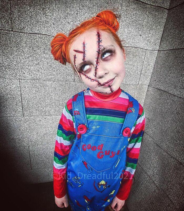 7 Year Old Girl Makes The Most Amazing Horror Movie Cosplays