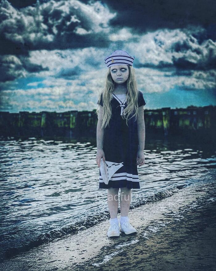 7 Year Old Girl Makes The Most Amazing Horror Movie Cosplays