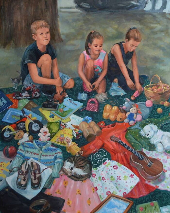 Russian Artist Makes Paintings In Which You Can Return To Your Childhood For A Few Minutes (113 Pics)
