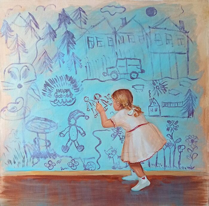 Russian Artist Makes Paintings In Which You Can Return To Your Childhood For A Few Minutes (113 Pics)
