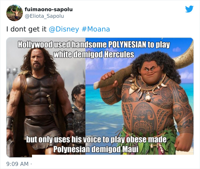 Sick Of People Calling Maui From Moana Obese, Tumblr User Explains What Male Strength Really Looks Like Sick Of People Calling Maui From Moana Obese, Tumblr User Explains What Male Strength Really Looks Like