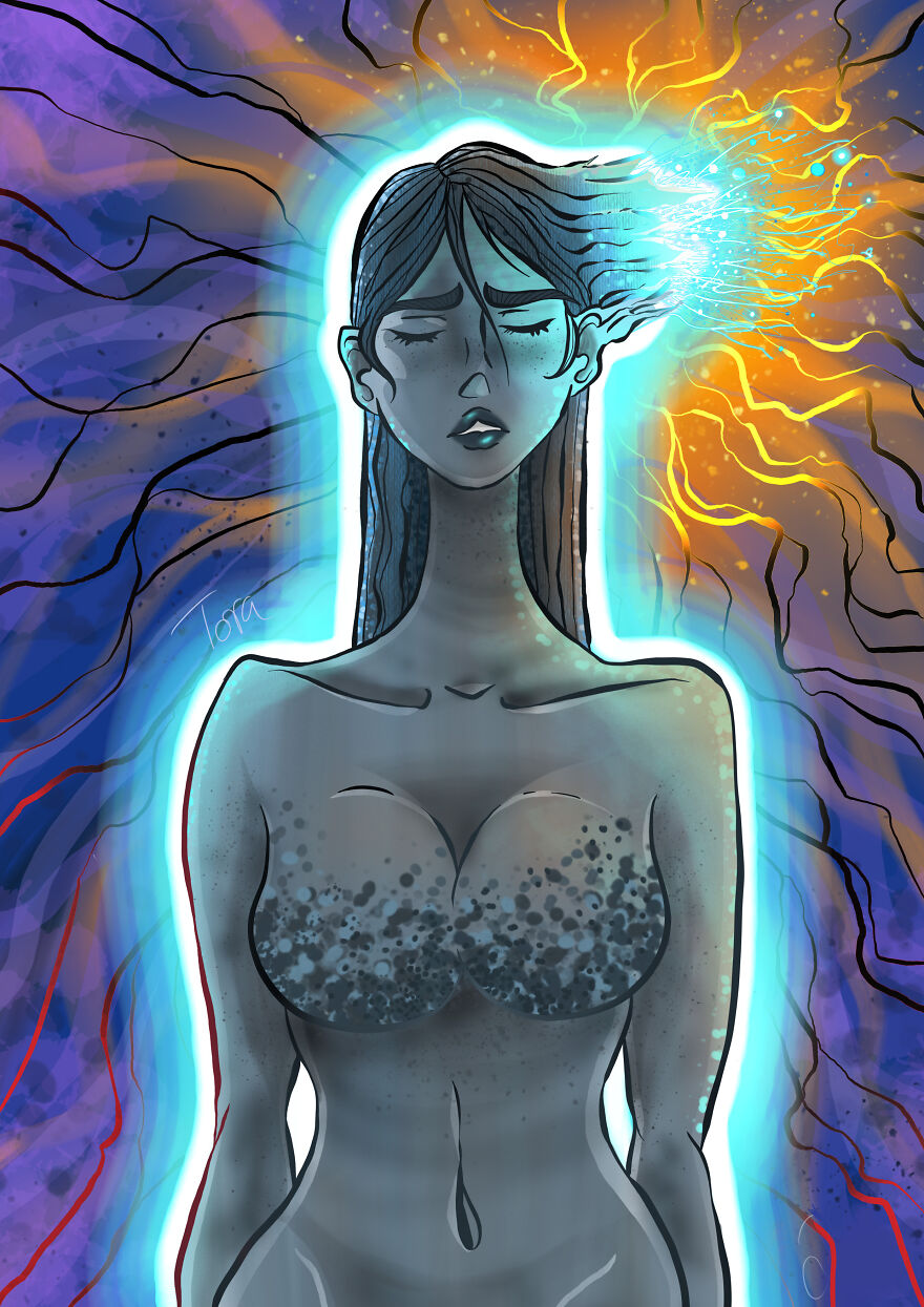 Artist Drew Picture For Neurologist. Turned Out He Had "Alice In Wonderland Syndrome" Artist Drew Picture For Neurologist. Turned Out He Had "Alice In Wonderland Syndrome"