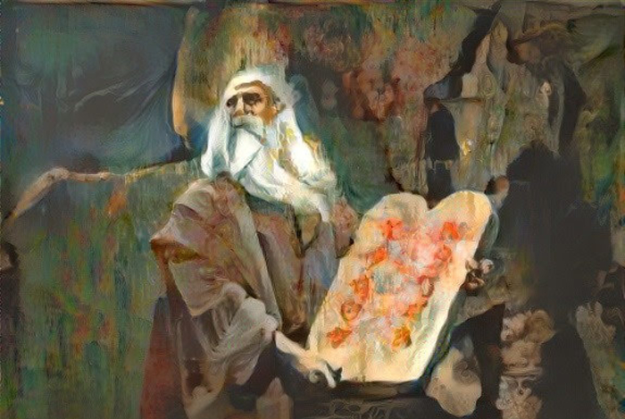 Moses And The Law (After Ted Roberts From The Original 1920s Ten Commandments)