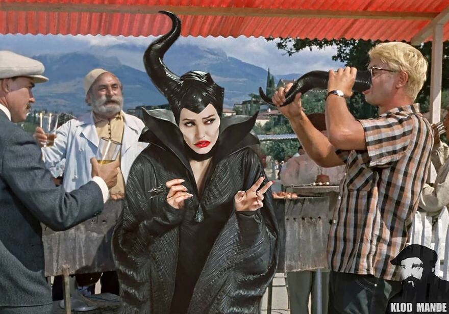 A Russian Digital Artist Mixes Iconic Pop Culture Movies With Russian Movies, Getting Really Funny Mashups(123 Pics)