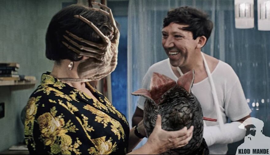 A Russian Digital Artist Mixes Iconic Pop Culture Movies With Russian Movies, Getting Really Funny Mashups(123 Pics)