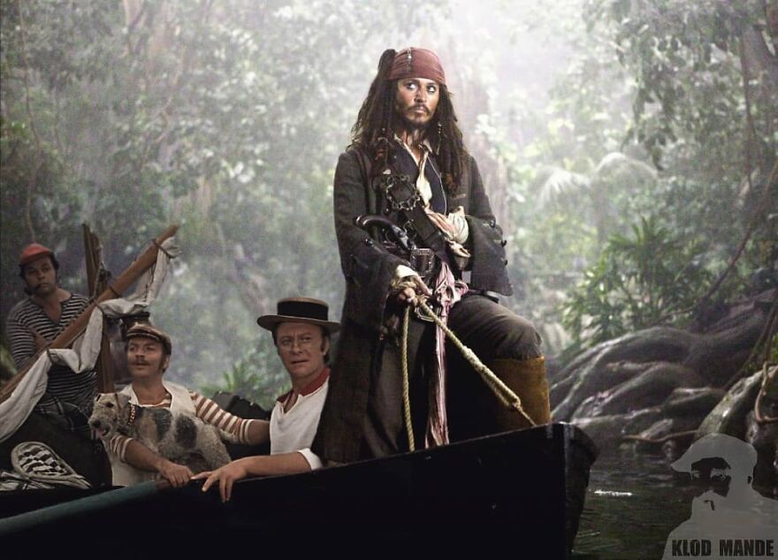 A Russian Digital Artist Mixes Iconic Pop Culture Movies With Russian Movies, Getting Really Funny Mashups(123 Pics)