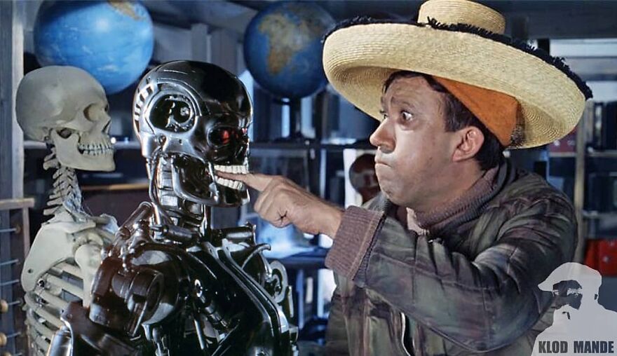 A Russian Digital Artist Mixes Iconic Pop Culture Movies With Russian Movies, Getting Really Funny Mashups(123 Pics)