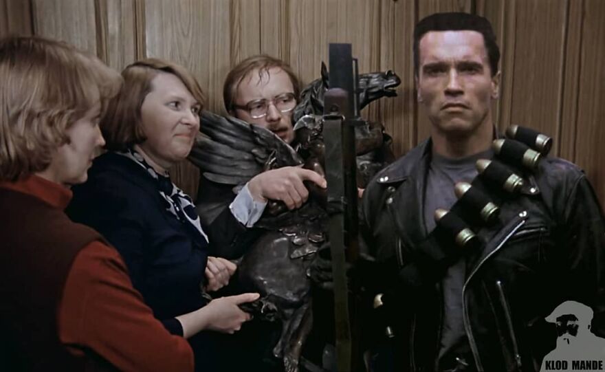 A Russian Digital Artist Mixes Iconic Pop Culture Movies With Russian Movies, Getting Really Funny Mashups(123 Pics)