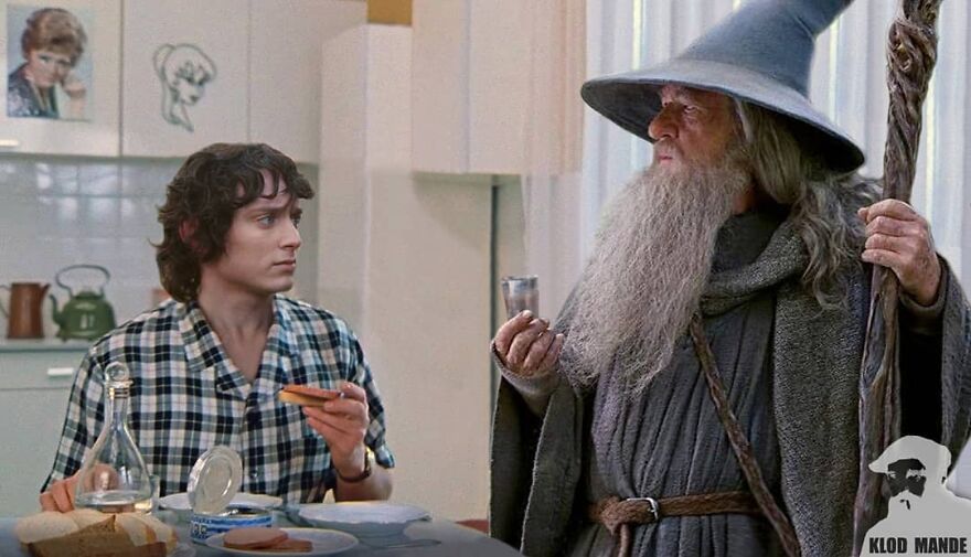 A Russian Digital Artist Mixes Iconic Pop Culture Movies With Russian Movies, Getting Really Funny Mashups(123 Pics)