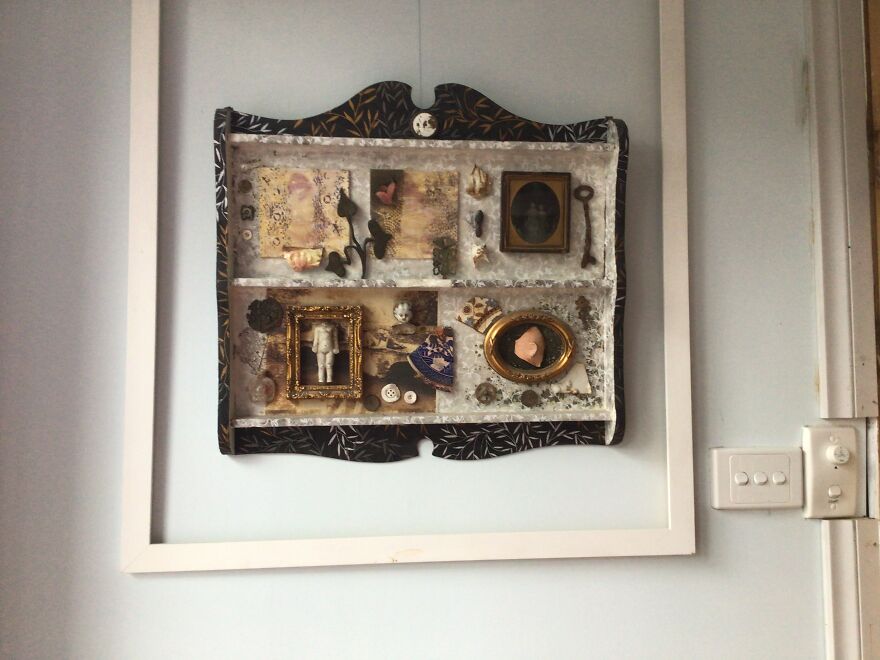 My Mum Is A Mosaic Artist And Loves To Create Amazing Artworks That She Upcycles From Skips And Creeks (No Animals Were Harmed In The Making Of These Artworks) My Mum Is A Mosaic Artist And Loves To Create Amazing Artworks That She Upcycles From Skips And Creeks (No Animals Were Harmed In The Making Of These Artworks)