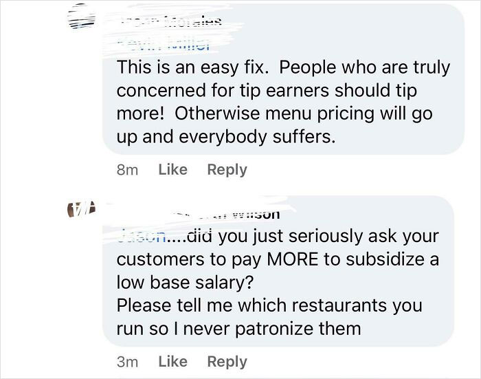 Owner Of Three Restaurants In The Suburbs Of Chicago Asks His Customers To Pay His Wait Staff A Better Wage