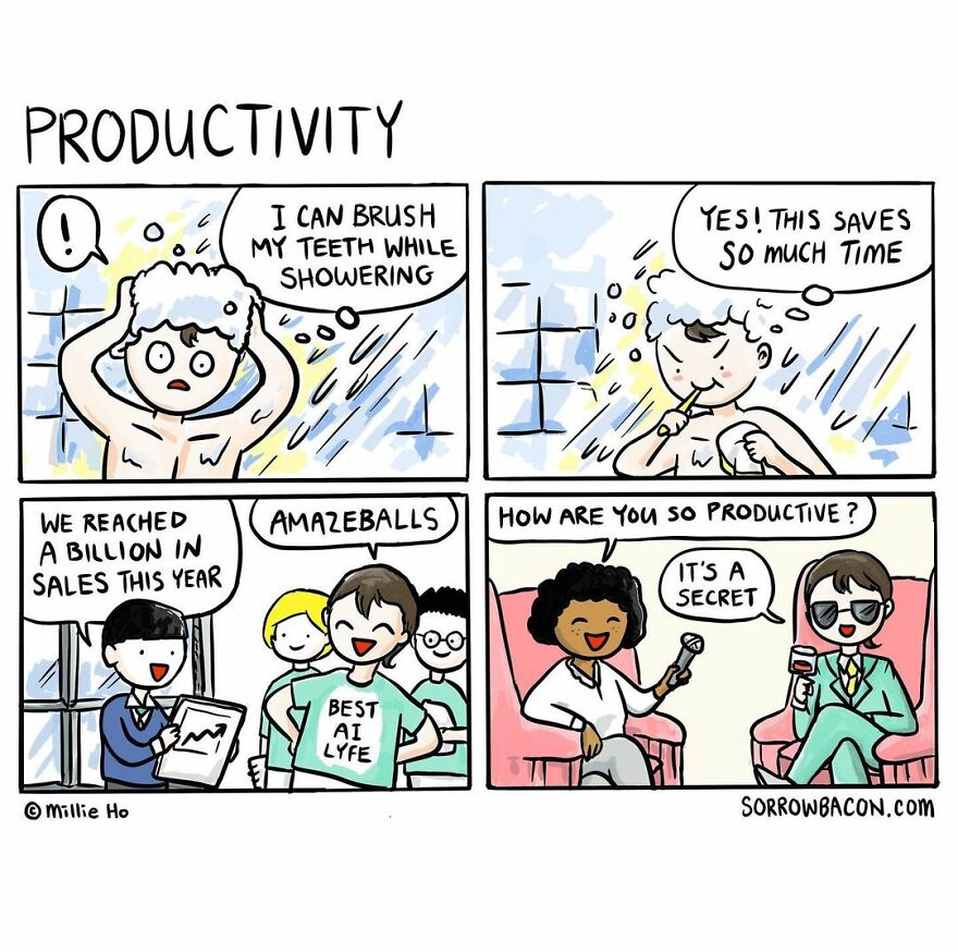 Artist Makes Sarcastic Comics With Unexpected Endings