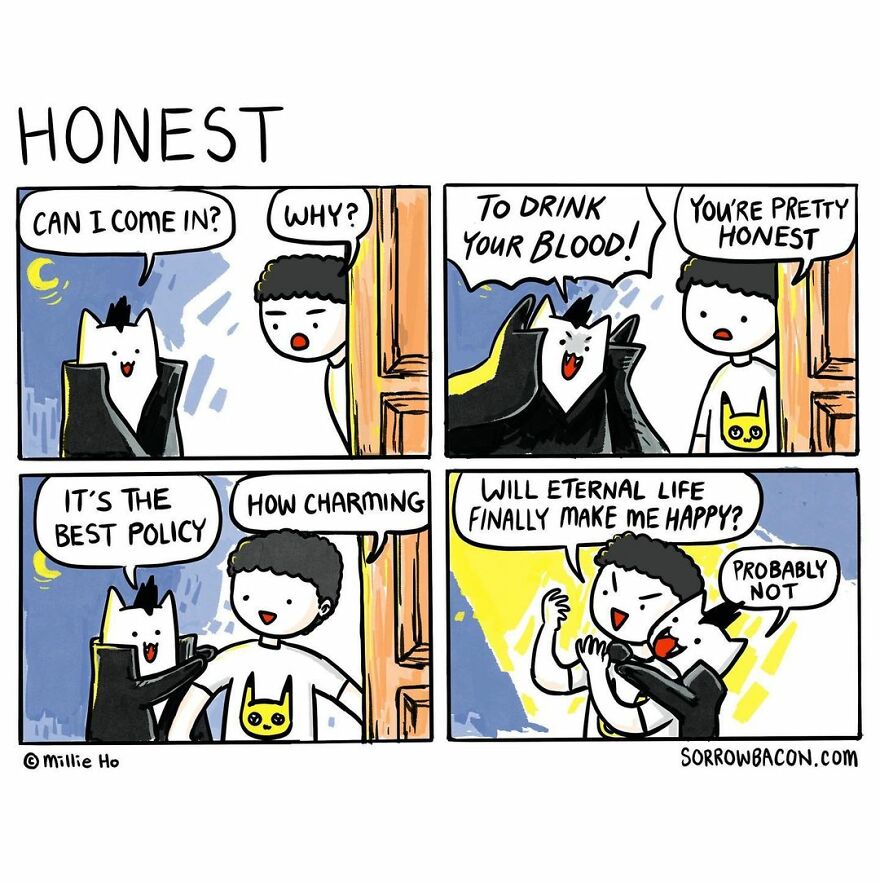 Artist Makes Sarcastic Comics With Unexpected Endings