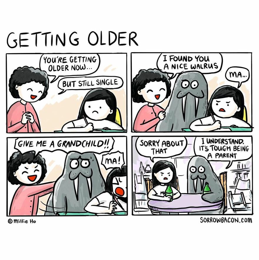 Artist Makes Sarcastic Comics With Unexpected Endings