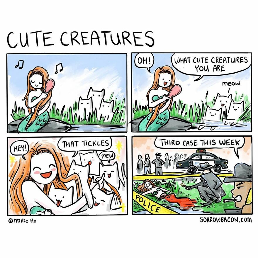 Artist Makes Sarcastic Comics With Unexpected Endings