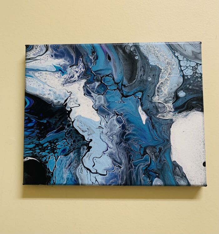 Untitled By Courtney And A Canvas (Acrylic On Canvas)