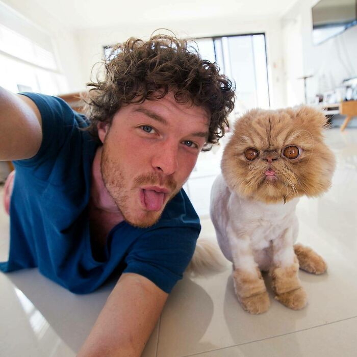 When People Say Mean Things To You. Ignore Them. Stick Your Tongue Out And Continue Being Awesome Winstonsmushface Showing Us How It's Done